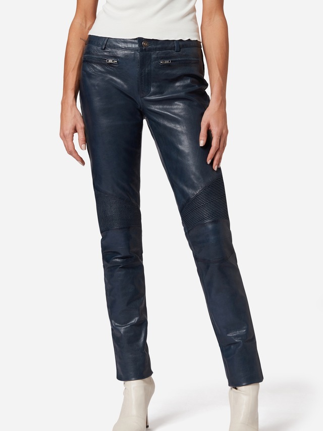 RICANO Bikerhose »Lederhose Donna« Handgefertigt aus echtem Leder