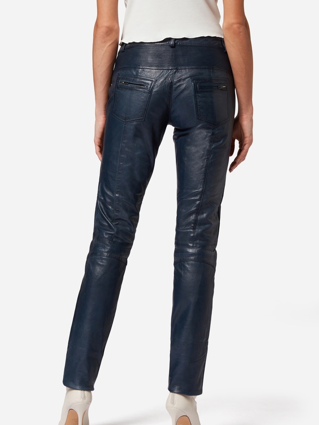 RICANO Bikerhose »Lederhose Donna« Handgefertigt aus echtem Leder