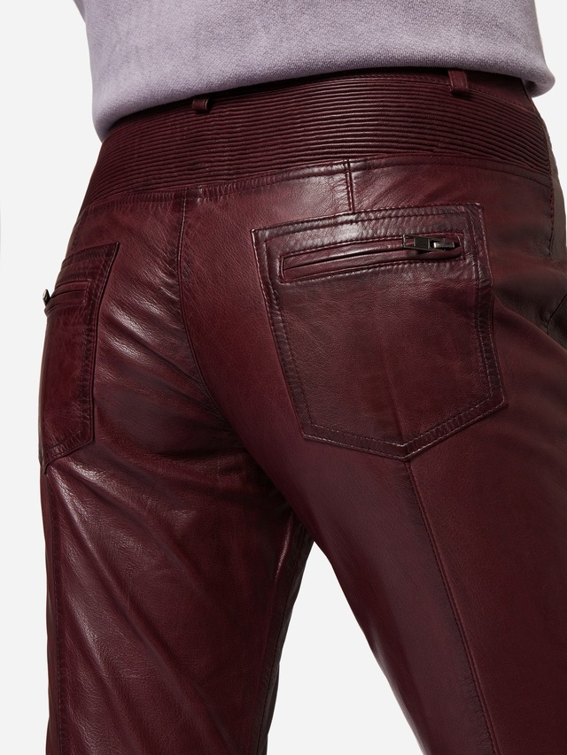 RICANO Bikerhose »Lederhose Donna« Handgefertigt aus echtem Leder