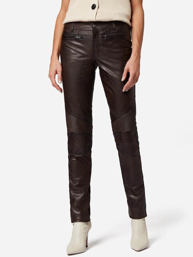 RICANO Bikerhose »Lederhose Donna« Handgefertigt aus echtem Leder