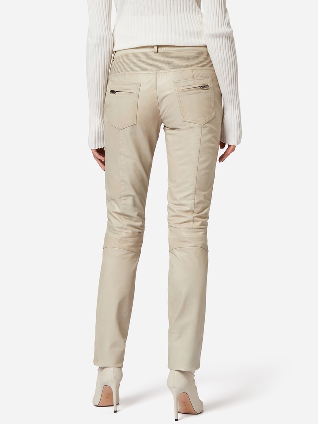 RICANO Bikerhose »Lederhose Donna« Handgefertigt aus echtem Leder