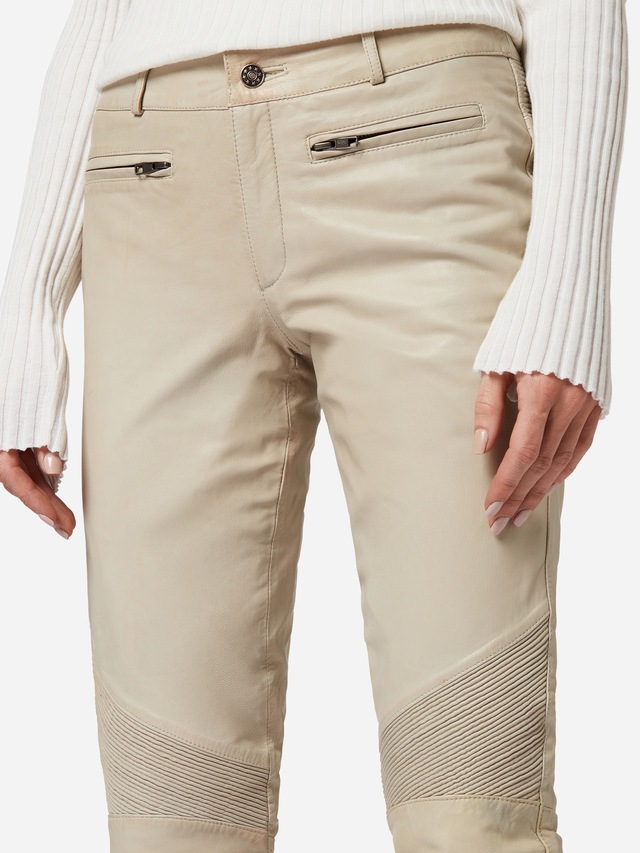RICANO Bikerhose »Lederhose Donna« Handgefertigt aus echtem Leder