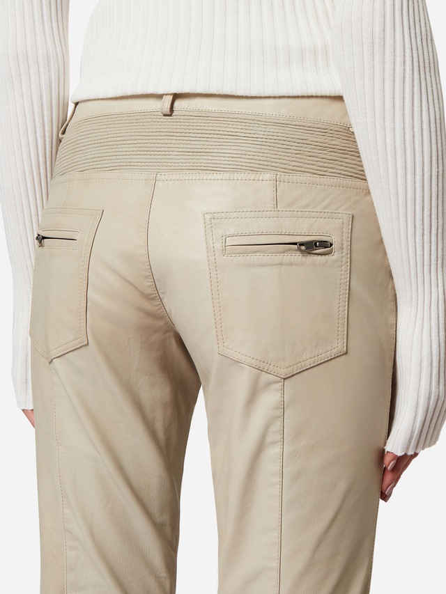 RICANO Bikerhose »Lederhose Donna« Handgefertigt aus echtem Leder
