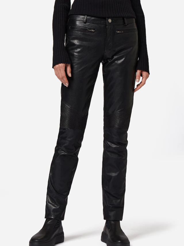 RICANO Bikerhose »Lederhose Donna« Handgefertigt aus echtem Leder
