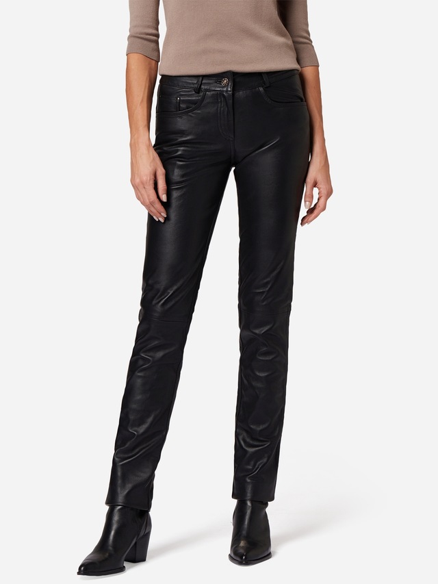 RICANO 5-Pocket-Hose »Lederhose Dorin« Handgefertigt aus echtem Leder