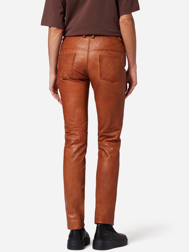 RICANO 5-Pocket-Hose »Lederhose Dorin« Handgefertigt aus echtem Leder