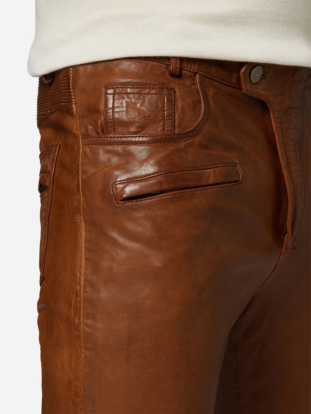 RICANO Lederhose »Lederhose Franklin« Handgefertigt aus echtem Leder