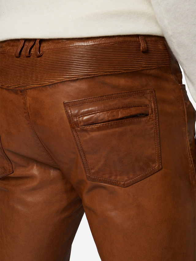 RICANO Lederhose »Lederhose Franklin« Handgefertigt aus echtem Leder