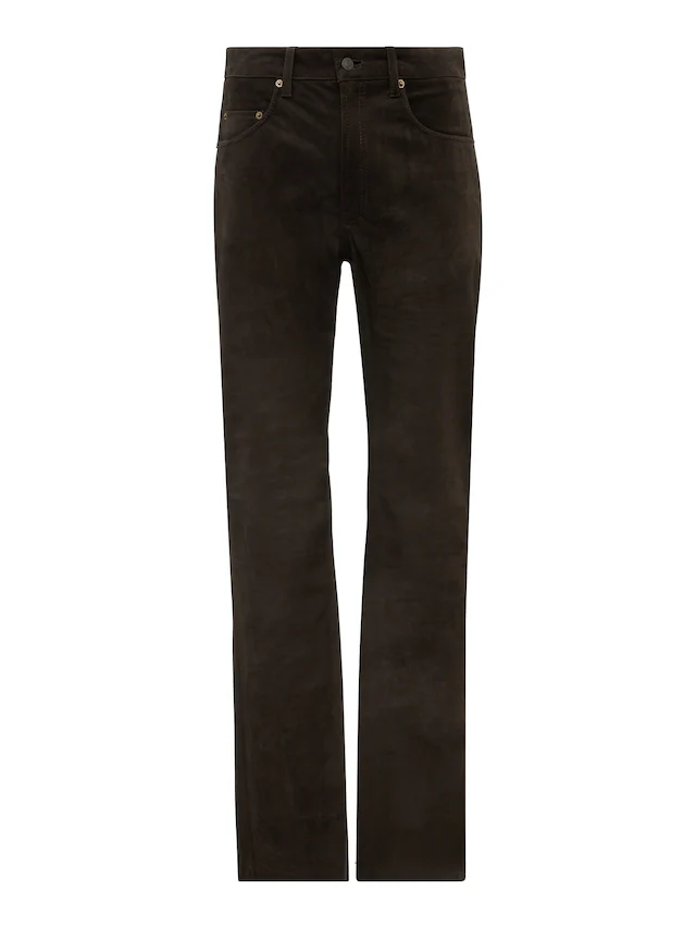 RICANO 5-Pocket-Hose »Lederhose RT-101, Nubuk« Handgefertigt aus echtem Leder
