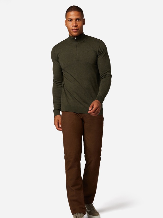 RICANO 5-Pocket-Hose »Lederhose RT-101, Nubuk« Handgefertigt aus echtem Leder