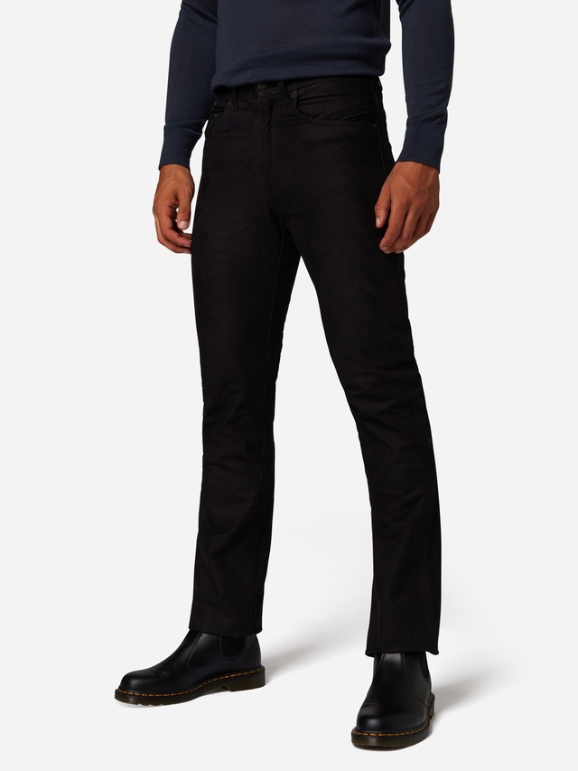 RICANO 5-Pocket-Hose »Lederhose RT-101, Nubuk« Handgefertigt aus echtem Leder