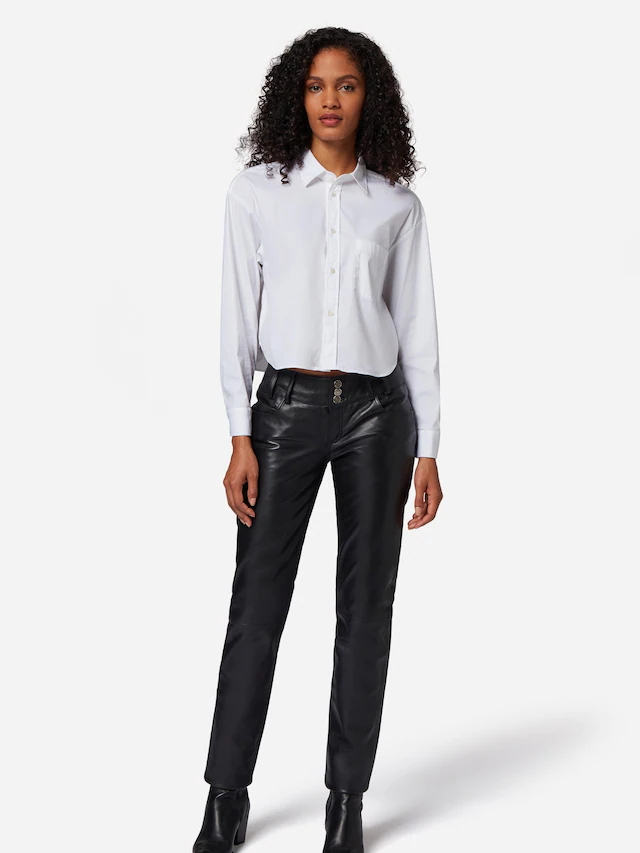 RICANO Lederhose »Lederhose Skinny Pant« Handgefertigt aus echtem Leder