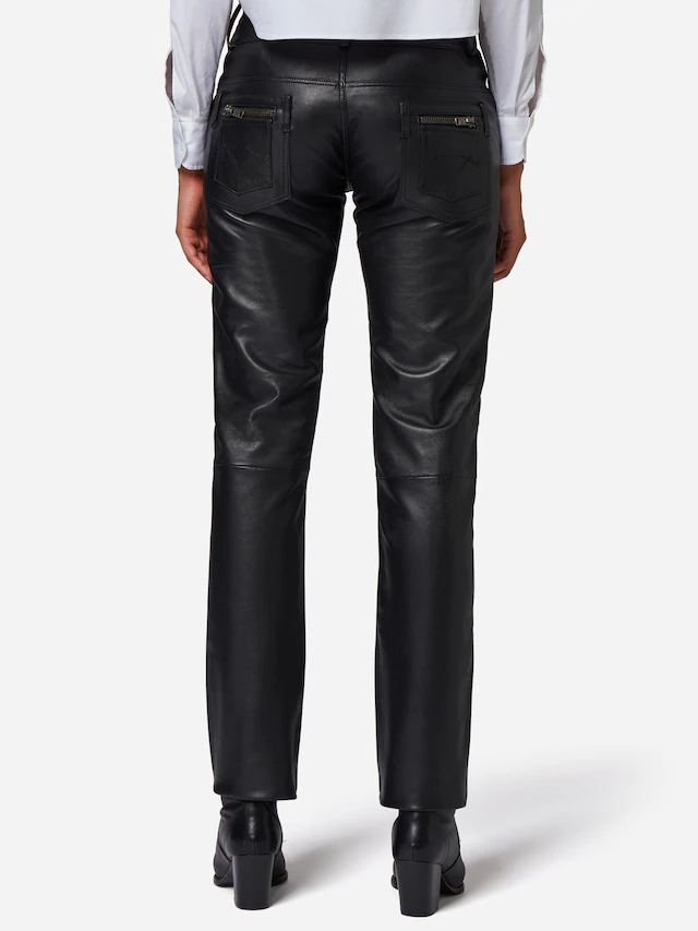 RICANO Lederhose »Lederhose Skinny Pant« Handgefertigt aus echtem Leder
