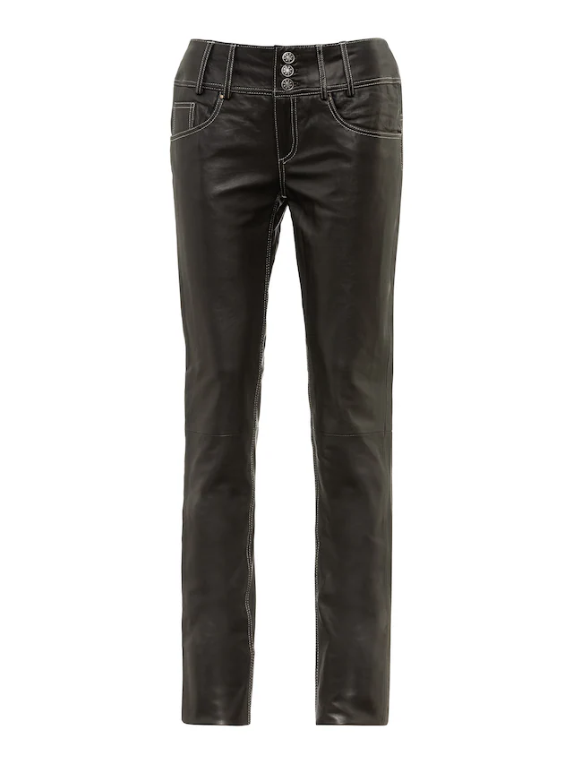 RICANO Lederhose »Lederhose Skinny Pant« Handgefertigt aus echtem Leder