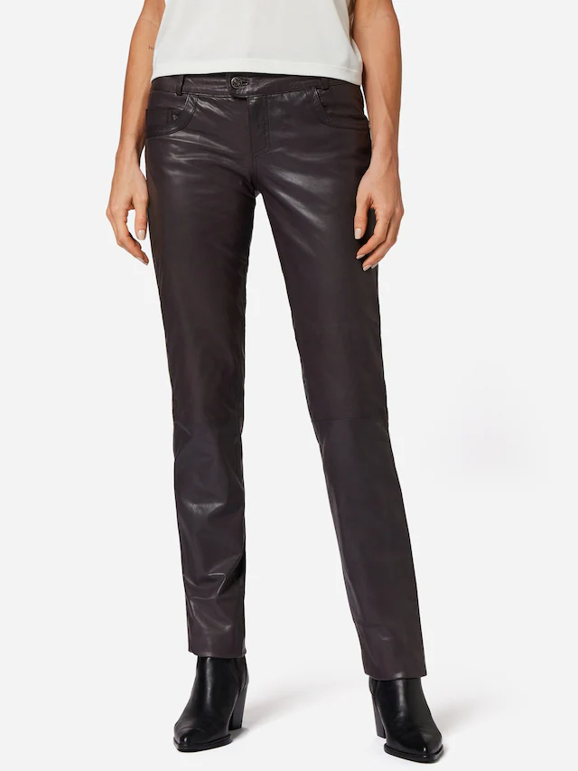RICANO 5-Pocket-Hose »Lederhose Triston-B« Handgefertigt aus echtem Leder