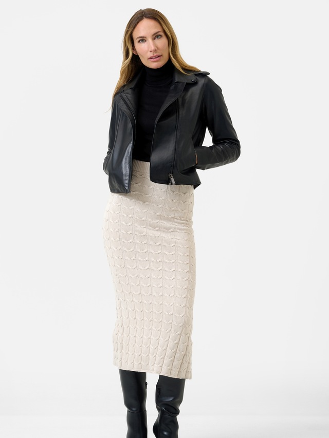 RICANO Bikerjacke »Lederjacke Juana« Handgefertigt aus echtem Leder
