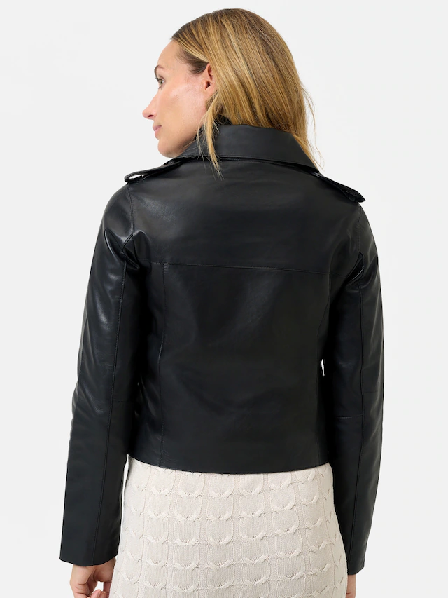 RICANO Bikerjacke »Lederjacke Juana« Handgefertigt aus echtem Leder