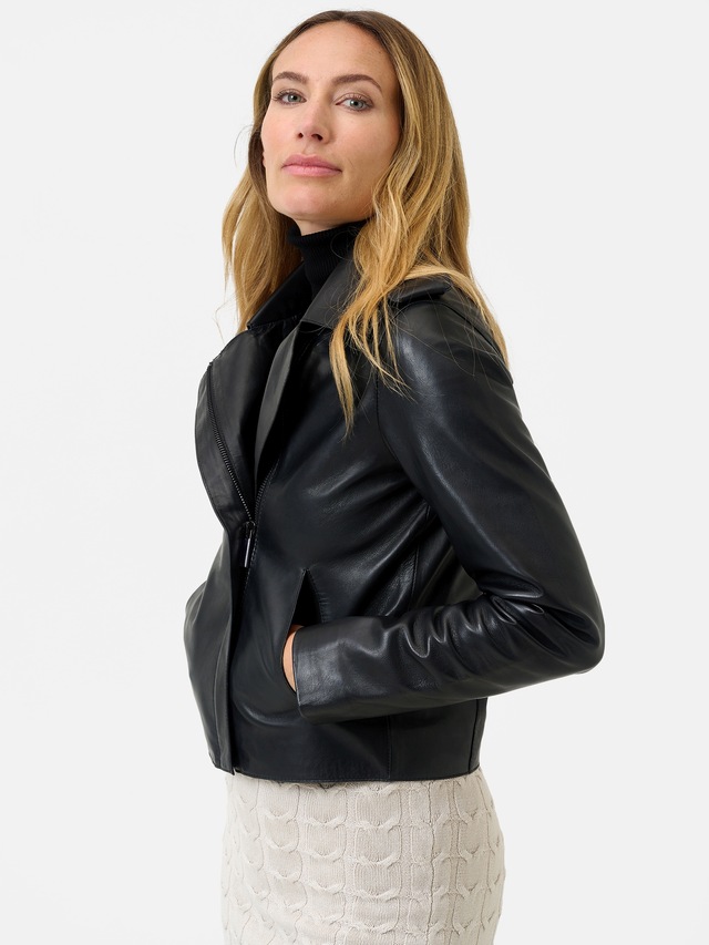 RICANO Bikerjacke »Lederjacke Juana« Handgefertigt aus echtem Leder