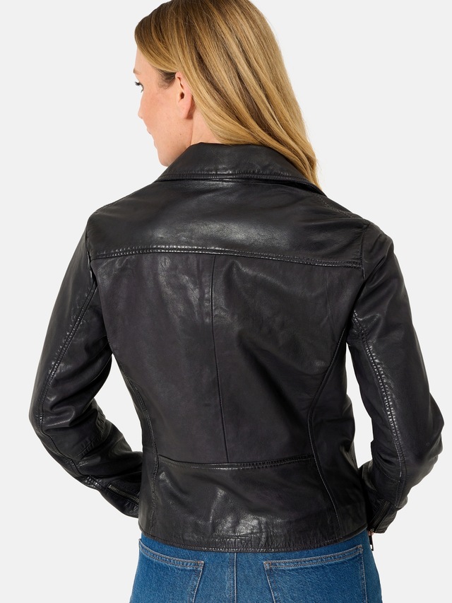 RICANO Bikerjacke »Lederjacke Antonia« Handgefertigt aus echtem Leder