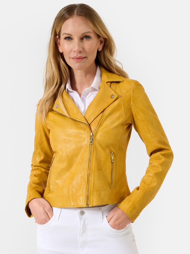 RICANO Bikerjacke »Lederjacke Antonia« Handgefertigt aus echtem Leder