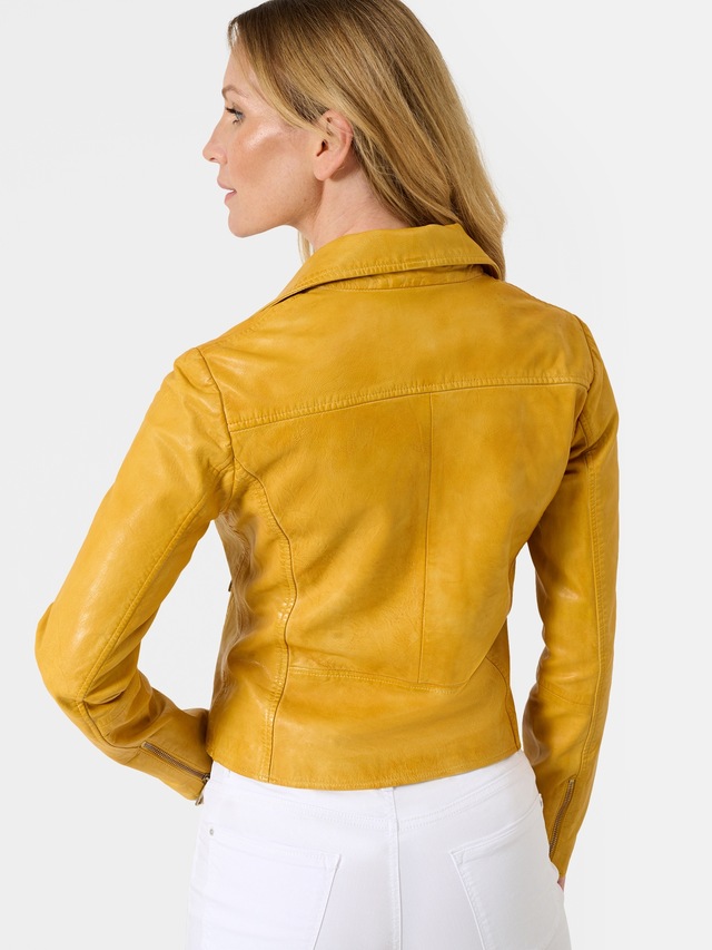 RICANO Bikerjacke »Lederjacke Antonia« Handgefertigt aus echtem Leder