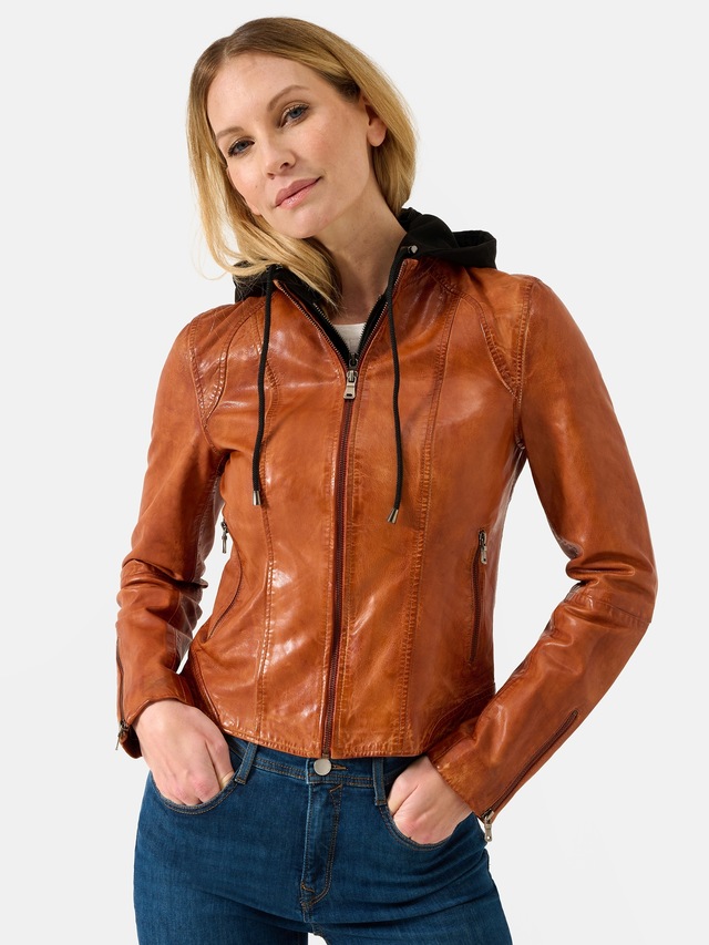RICANO Lederjacke »Lederjacke Dalia« Handgefertigt aus echtem Leder