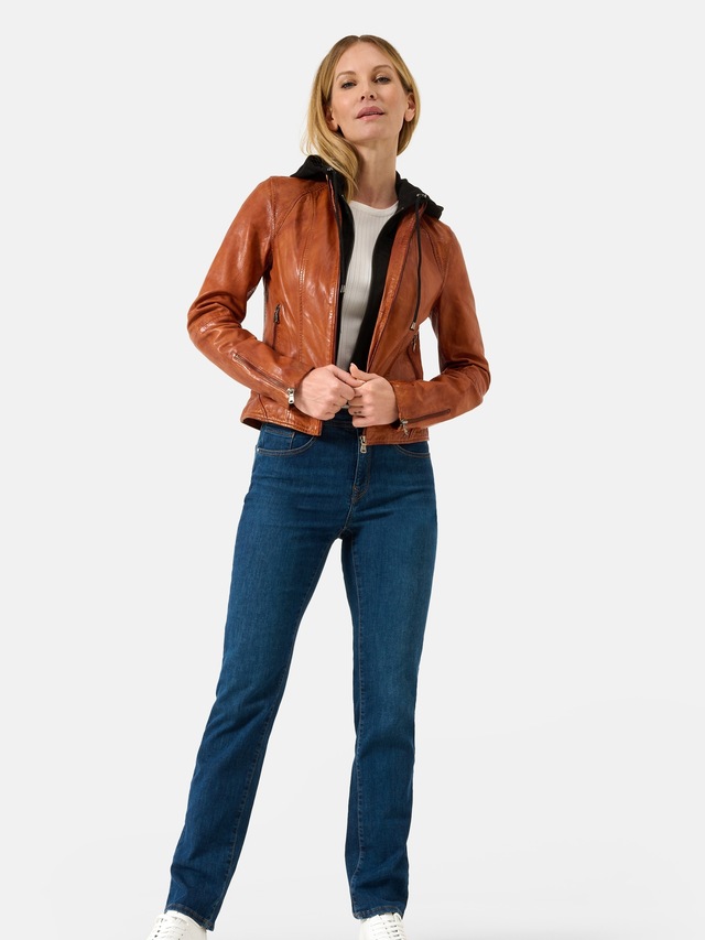 RICANO Lederjacke »Lederjacke Dalia« Handgefertigt aus echtem Leder