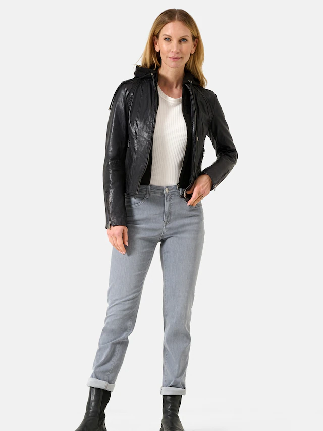 RICANO Lederjacke »Lederjacke Dalia« Handgefertigt aus echtem Leder