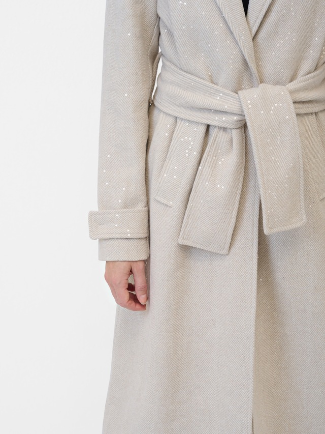 RICANO Langmantel »Mantel Dafne« Handgefertigt, Made in Italy