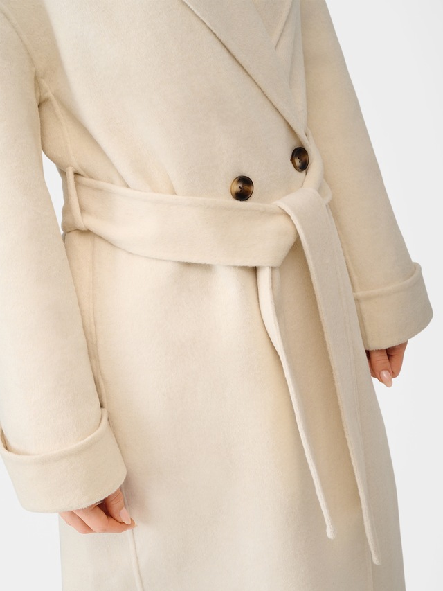 RICANO Wollmantel »Wollmantel Elodie« Handgefertigt, aus feinster Double-Face Wool