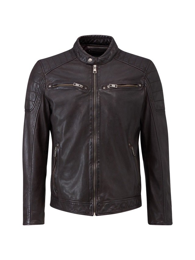 RICANO Bikerjacke »Lederjacke Gerard« Handgefertigt aus echtem Leder