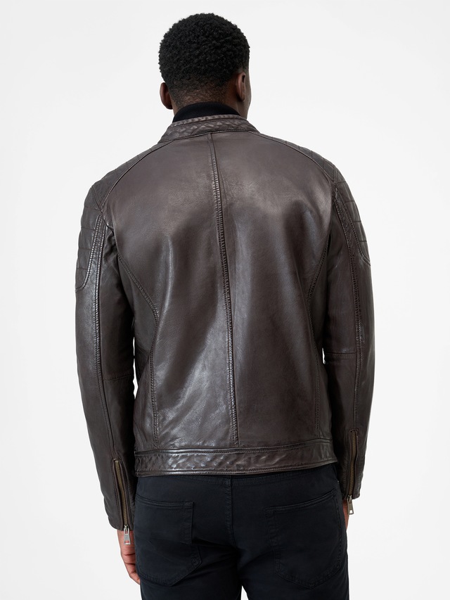 RICANO Bikerjacke »Lederjacke Gerard« Handgefertigt aus echtem Leder