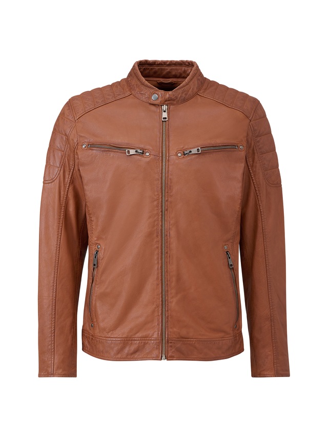 RICANO Bikerjacke »Lederjacke Gerard« Handgefertigt aus echtem Leder