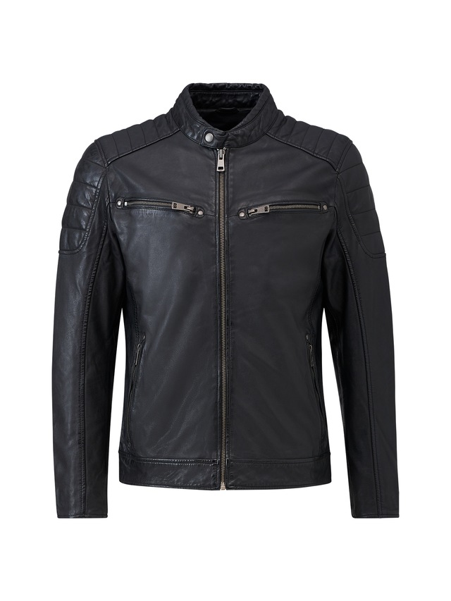 RICANO Bikerjacke »Lederjacke Gerard« Handgefertigt aus echtem Leder