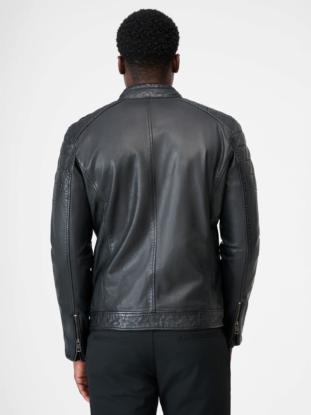 RICANO Bikerjacke »Lederjacke Gerard« Handgefertigt aus echtem Leder