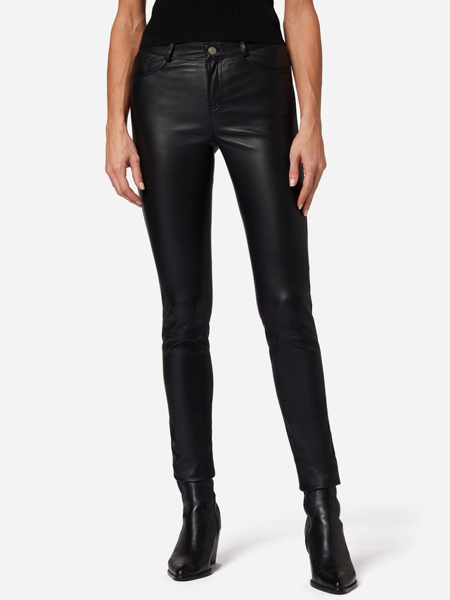RICANO 5-Pocket-Hose »Lederhose PND (Stretch)« Handgefertigt aus echtem Leder