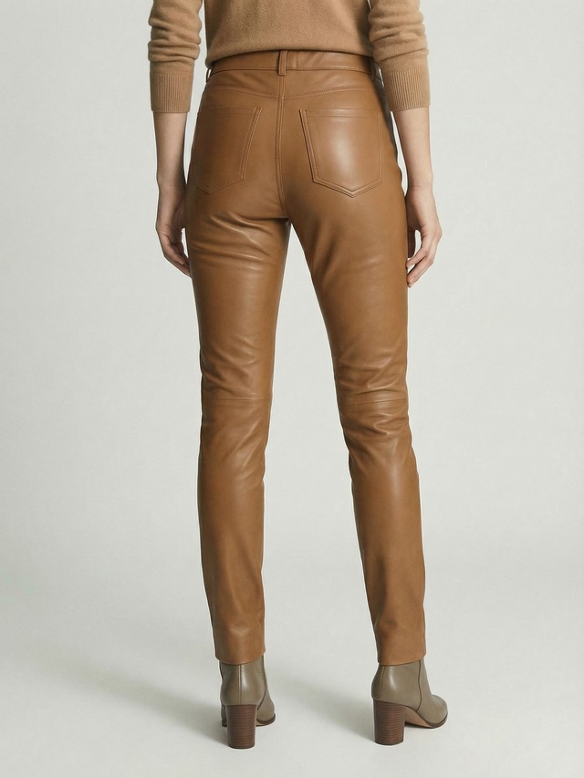 RICANO 5-Pocket-Hose »Lederhose PND (Stretch)« Handgefertigt aus echtem Leder