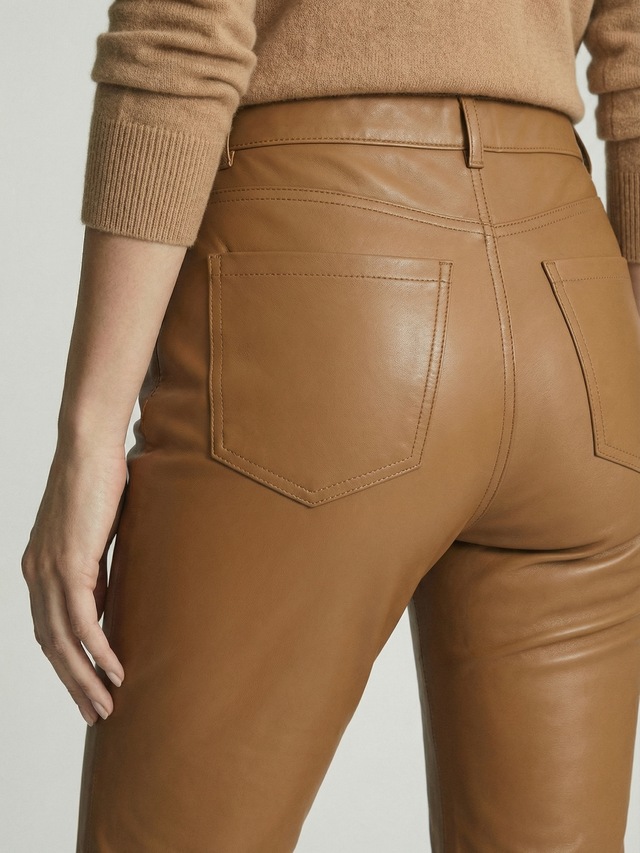 RICANO 5-Pocket-Hose »Lederhose PND (Stretch)« Handgefertigt aus echtem Leder