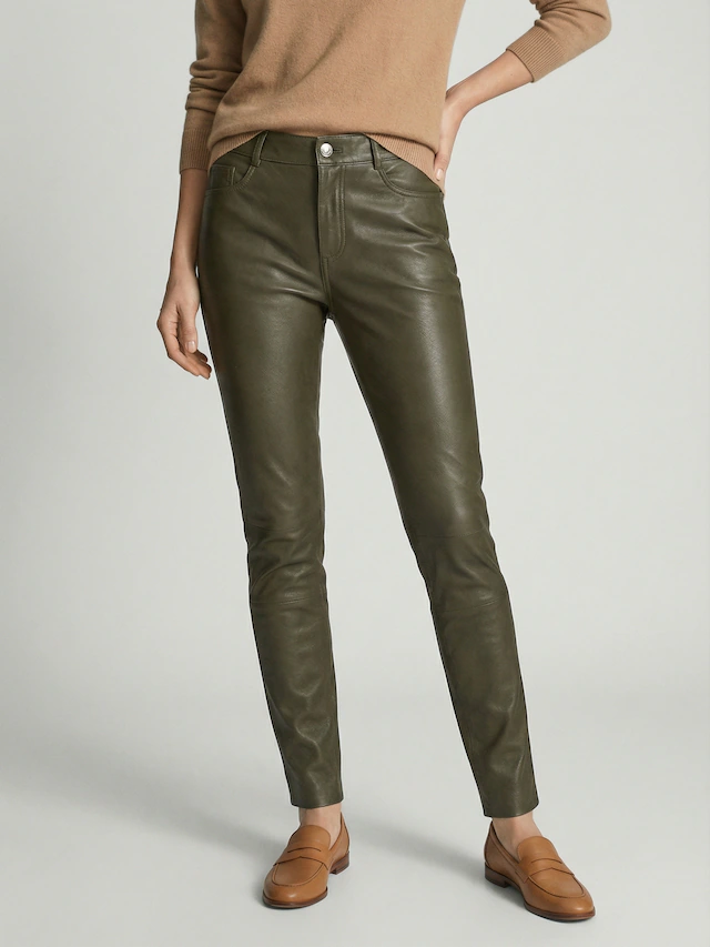 RICANO 5-Pocket-Hose »Lederhose PND (Stretch)« Handgefertigt aus echtem Leder