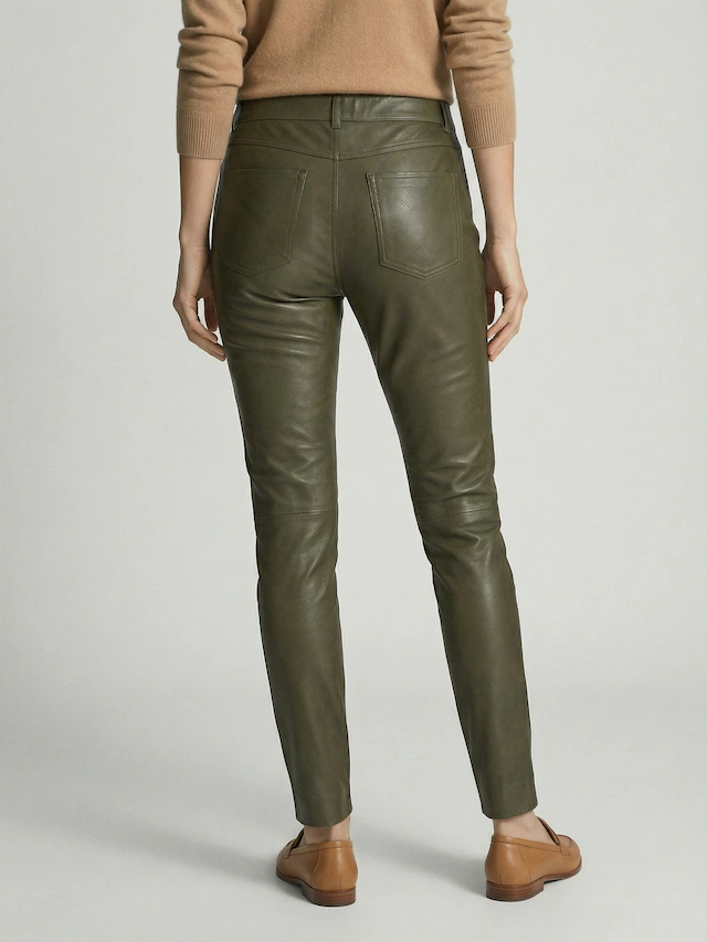 RICANO 5-Pocket-Hose »Lederhose PND (Stretch)« Handgefertigt aus echtem Leder