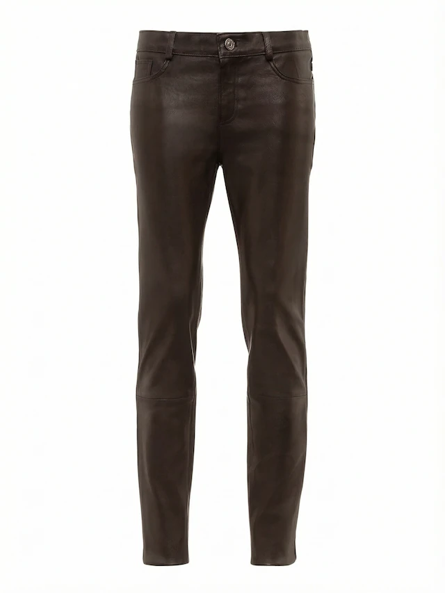 RICANO 5-Pocket-Hose »Lederhose PND (Stretch)« Handgefertigt aus echtem Leder