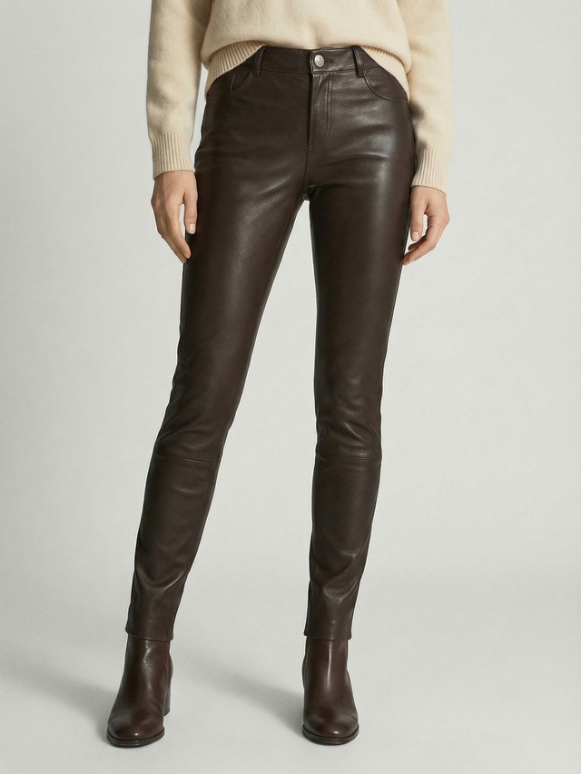 RICANO 5-Pocket-Hose »Lederhose PND (Stretch)« Handgefertigt aus echtem Leder
