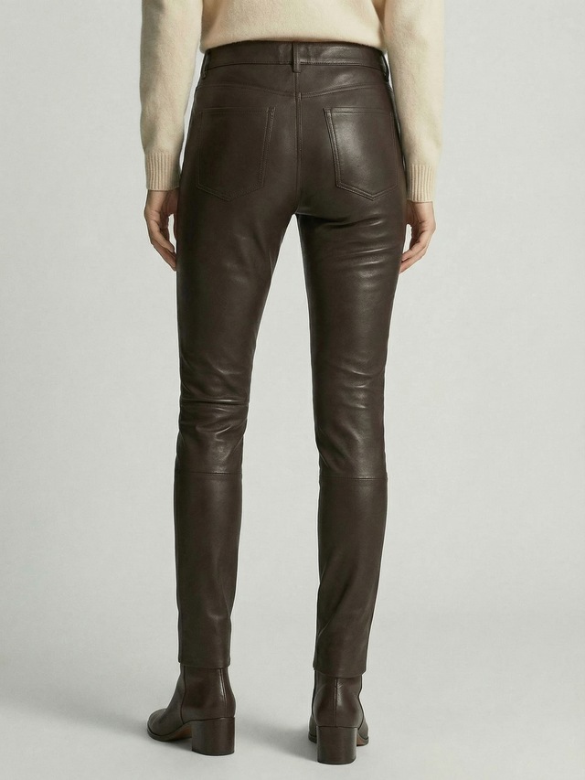RICANO 5-Pocket-Hose »Lederhose PND (Stretch)« Handgefertigt aus echtem Leder