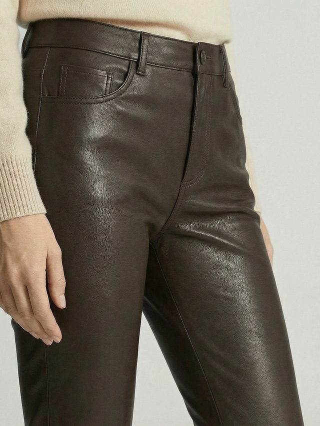 RICANO 5-Pocket-Hose »Lederhose PND (Stretch)« Handgefertigt aus echtem Leder