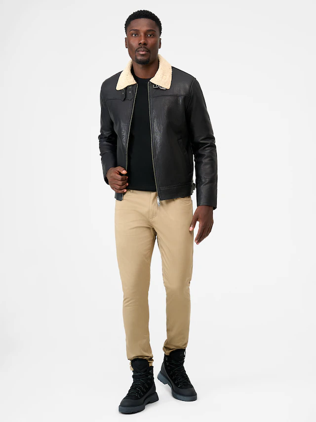 RICANO Bikerjacke »Lederjacke Alvaro« Handgefertigt aus echtem Leder