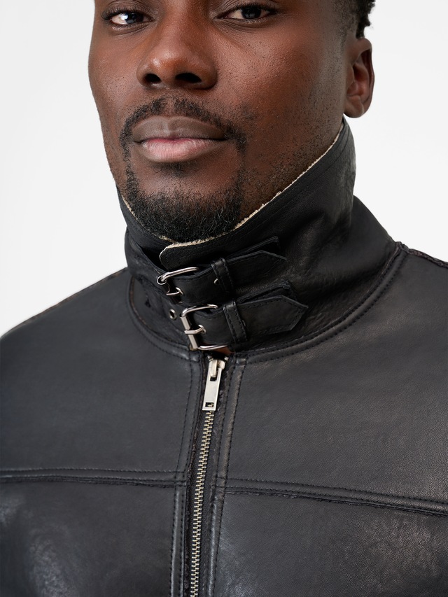 RICANO Bikerjacke »Lederjacke Alvaro« Handgefertigt aus echtem Leder
