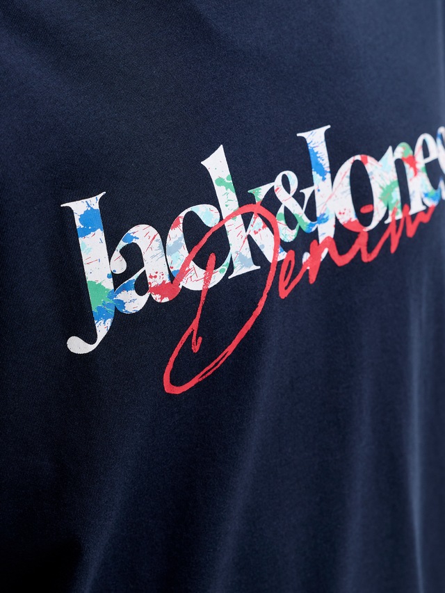 Jack & Jones Rundhalsshirt »JJTOM TEE SS CREW NECK SN« Baumwolle, regular fit