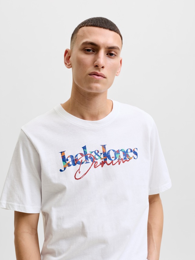 Jack & Jones Rundhalsshirt »JJTOM TEE SS CREW NECK SN« Baumwolle, regular fit