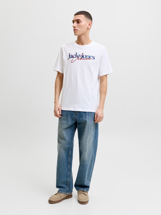 Jack & Jones Rundhalsshirt »JJTOM TEE SS CREW NECK SN« Baumwolle, regular fit