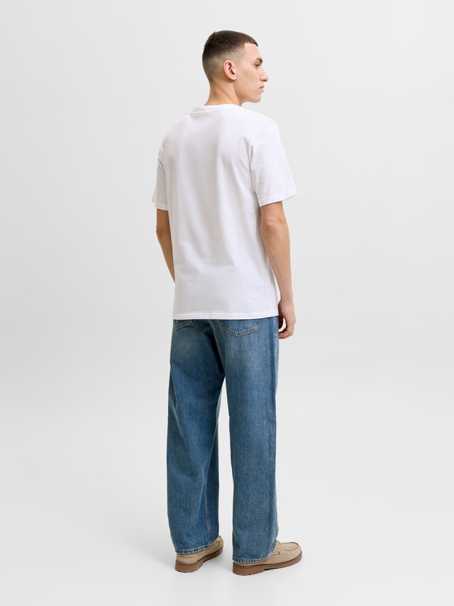 Jack & Jones Rundhalsshirt »JJTOM TEE SS CREW NECK SN« Baumwolle, regular fit